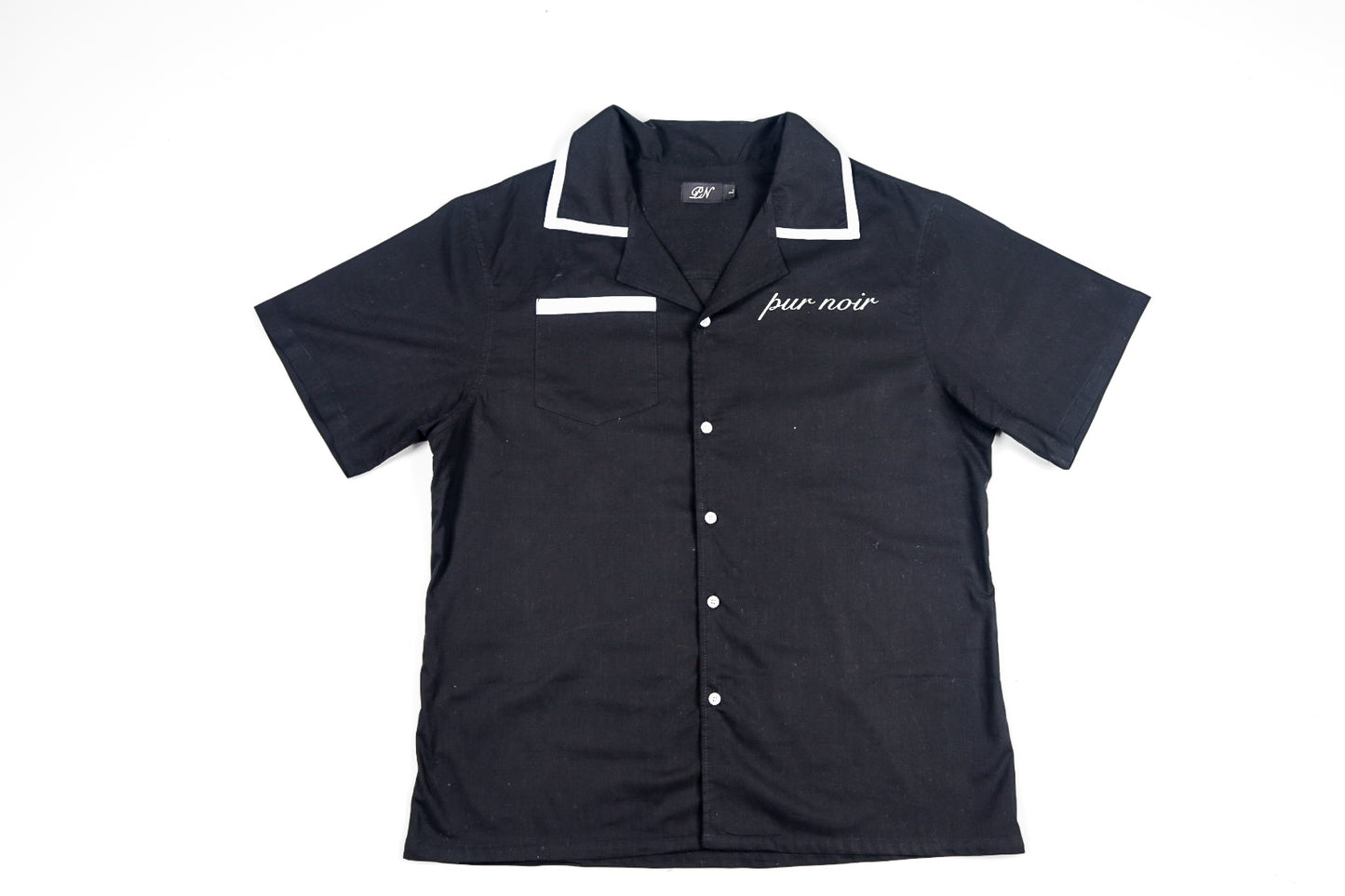 P. Noir (Black) Barber Shirt