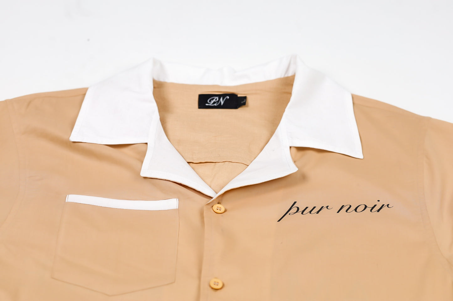 P. Noir (Tan) Barber Shirt